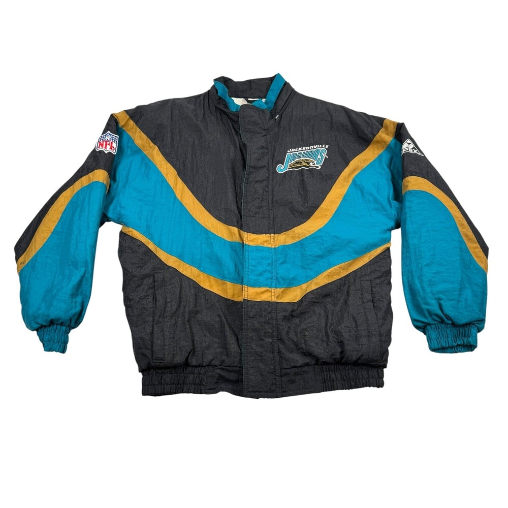 Vintage Jacksonville Jaguars Jacket Mens S Multi Color NFL Football Apex One